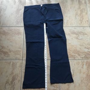 Navy blue scrub pants